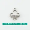 Al por mayor Versión Coreana Creativo Colgante Doble Mitad de Rostro Diamante Trébol de Cuatro Hojas Aleación Collar Pulsera Colgante Joyería Accesorios DIY