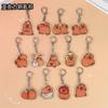 Chaveiro adorável de Capivara com pingente de acrílico, chaveiro de desenho animado de Capivara, enfeites pequenos perfurados personalizados para pendurar