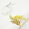 Anillos para Servilletas de Trigo de Venta Caliente Transfronterizos, Sujetadores de Servilletas de Hoja, Anillos para Servilletas para Poner la Mesa, Venta al por Mayor desde el Fabricante