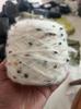 Bufanda de Azúcar Arcoíris Línea Tejida a Mano diy Gorro Colorido Ping Pong Línea Mixta hilo de mohair cachemir lana tira de hielo
