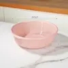 Cesta de Lavar Legumes para Cozinha Cesta Doméstica para Escorrer Frutas Cesta Redonda para Frutas Cesta de Escorrer para Pia Peneira de Plástico Cesta de Lavar Arroz