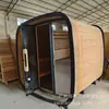 Venda Direta de Fábrica Quarto de Sauna em Barril para Hotel B&B Exterior Pode Ser Pintado Madeira de Abeto Cedro Vermelho Madeira Finlandesa