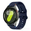 Para Galaxy watch7654 correa de silicona color hebilla costura de onda liberación rápida 20mm universal Huawei Samsung