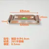 Luminária de Teto LED Snap-On com Fixação em Aço Inoxidável, Tubo Único Triplo Integrado, Lâmpada Tripla Prova