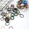 Pulsera Colorida Tejido Bandas de Goma TPR Anillos de Goma Sintética Bandas de Goma Fuente de Fábrica DIY para Niños