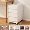 Armário de Armazenamento Sob a Mesa 2026 Novo Modelo Estilo Creme Multicamadas Móvel Armário de Arquivos A4 Armário Lateral de Chão Armário de Armazenamento