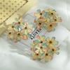 R 7 Ramas Flor de Orquídea Artificial DIY Materiales Hechos a Mano Accesorios para el Cabello Combinación Hanfu Decoración del Hogar Flores Falsas