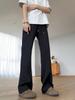 Pantalones de Malla Transpirables Perforados de Seda Helada para Hombre Verano Rectos de Secado Rápido Deportivos Estilo Americano Oblicuos Casuales Bootcut
