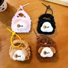 Adorable Cachorro Bolsa de Auriculares Tejida Billetera para Monedas Llavero Billetera de Felpa Bolso de Ganchillo Hecho a Mano Venta al por Mayor