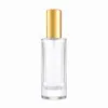 Estoque Pronto do Fabricante Frasco de Vidro Cilíndrico para Perfume de 20ml, Frasco Vazio, Frasco Borrifador de Alta Qualidade, Frasco Recarregável Portátil Tipo Pressão