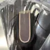 2X6 Fechamento de Renda Transparente Aplique de Renda Cabelo Humano Real Tecido à Mão Descolorido 613 Cabelo Afegão