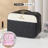 Bolsa Cosmética de Cuero para mujer caja de almacenamiento de gran capacidad estuche cosmético portátil bolsa de almacenamiento de cosméticos de aspecto elegante al por mayor
