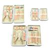 Juego de cortaúñas de acero inoxidable Boyao de 7 piezas con logo personalizado, cuchillo para pedicura, pinzas de belleza, manicura, caja de herramientas para manicura