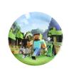 Decoraciones para fiestas de cumpleaños transfronterizas de My World, suministros para fiestas, bandejas de papel, vasos de papel de seda, manteles, cajas de dulces, banderines para tirar