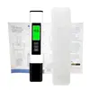 Pluma inteligente de prueba de calidad del agua TDS con retroiluminación de doble color, 3 en 1 EC/temperatura, suministro directo transfronterizo, detector de calidad del agua en stock