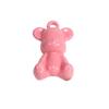Acrílico Pintado de Dibujos Animados Chapado en Color Agujero para Colgar Oso Transparente Móvil Llavero Colgante DIY Accesorios de Joyería Venta al por Mayor