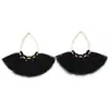 Pendientes de Aro Metálico con Borla de Abanico de Colores Accesorios para el Cabello Accesorios Colgantes Hechos a Mano DIY Colgante para Llave Colgante Pequeño