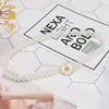 Cadena de Cintura de Perlas con Falda Elástica de Perlas Moda Coreana Decoración de Vestido Hanfu Cinturón Delgado Simple para Mujer Todo Combinable