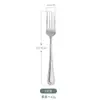 Conjunto de Talheres Western com Pontos de Pérola 1010 para Uso Doméstico, Talheres de Aço Inoxidável, Faca e Garfo para Bife de Aço Inoxidável para Hotel