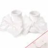 Meias Bebê Recém-Nascido Unissex Classe A Algodão Puro Respirável Resistente a Odores Laço Antiderrapante Meias para Caminhar Recém-Nascido Cor Sólida