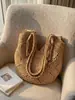Bolsa de Palha Grande de Nova Geração 2026 para Mulheres, Bolsa de Ombro Transversal da Moda, Bolsa de Praia Estilo Férias, Bolsa Tote