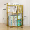 Estantería de escritorio estante de suelo móvil polea de hierro almacenamiento especial para libros estantería para estudiantes para estudiantes de secundaria