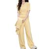 Suéter Jacket de Punto Grueso de Color Sólido con Cremallera Transfronterizo para Mujer, Estilo Perezoso Holgado de Otoño e Invierno, Traje de Moda