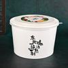 Tazón de Papel Desechable Tazón para Cazuela de Fideos de Arroz Tazón para Sopa de Pollo Tazón de Papel Grande Cubeta para Sopa de Aperitivo Empaque para Llevar Tazón de Papel