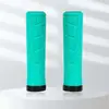 Manoplas de Borracha para Guidão de Bicicleta Extremidades de Guidão para Mountain Bike Manoplas Antiderrapantes com Trava Acessórios de Ciclismo