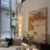 Lustre de seda Isamu Noguchi, lustre para janela de apartamento duplex estilo japonês, lustre para quarto, sala de jantar, lustre para escada de villa duplex loft