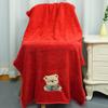 Conjunto de Toalhas Jacquard Tridimensional Transfronteiriço, Toalha com Rosto de Urso de Desenho Animado Fofo, Toalha de Rosto para Crianças de Jardim de Infância, Não Solta Fiapos Facilmente