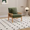 Sofá minimalista moderno nórdico de madera maciza japonés para apartamento pequeño doble tres personas sala de estar estilo tronco sofá de tela para el hogar