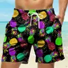 Pantalones Cortos Rectos Simples para Hombre Pantalones Cortos de Playa Casuales Pantalones Cortos Camuflaje Sueltos Bloques de Color Pantalones Cortos de Baloncesto
