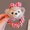 Lazo Creativo Lindo de Pingüino Pez de Dibujos Animados para el Cabello para Mujeres con Cabeza de Bola y Coleta Lateral Diadema Peluche Otoño e Invierno
