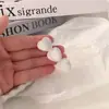 Celebridade da Internet ins Acessórios Simples para Cabelo Quadrado de Amor Opala Laser Franja Fofa Presilha de Pato para Trás Clip Lateral bb para Mulheres