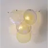 Lustre de restaurante de luxo leve estilo francês, luminária criativa de designer para sala de jantar, luminária romântica artística para balcão de ilha de villa