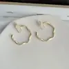 Pendientes de Aro Grandes Repelentes de Mosquitos de Gama Alta, Pendientes de Clip sin Agujero, Pendientes Pequeños que Muestran el Rostro Redondo, Estilo de Verano Elegante para Mujer