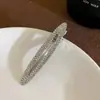 Pinza para el Cabello de Pedrería Super Brillante Estilo Coreano con un Toque de Lujo, Pinza Metálica Dulce y Fresca para Flequillo, Pasador para el Cabello Lateral y de la Frente