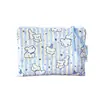 Estilo Ins Bolsita de Maquillaje con Cremallera Floral de Primavera Bolsa de Artículos de Tocador de Perro Lindo Bolsa de Almacenamiento Portátil Bolsa Interior