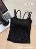 Top Camisola Feminino Lindo com Estampa de Estrelas Doce Picante, Alças Duplas Cruzadas nas Costas, Com Bojo, Emagrecedor, Mostra a Figura, Costas Abertas