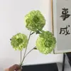 Nueva Flor Artificial Tres Cabezas Dragón Carpa Koi Peonía Decoración de Boda Flor de Seda Adornos de Decoración para el Hogar Flor de Peonía Koi