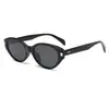 Óculos de Sol Anti-UV Pequenos Estilo Gatinho Coreano, Linhas Minimalistas, Versáteis para Estilo de Rua F3235