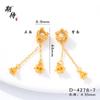 Esperando el mismo estilo de accesorios de joyería DIY de oro antiguo mariposa flores estilo ins mariposa amor flor colgante