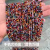 Jing Dian Jewelry Accesorios para Joyería de Cuentas Pequeñas Facetadas Accesorios para Aretes DIY Cuentas Redondas Facetadas Productos Semiacabados Venta al por Mayor