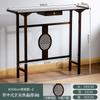 Mesa de Entrada Estilo Chino Nuevo Ft Mesa Larga Super Estrecha Mesa de Suministro Simple Moderna Mesa de Vista Lateral de Pared de Lujo Ligero Zen Entrada