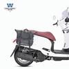 Coche musculoso Wolf adecuado para Sanyang apto para 5 bolsas laterales bolsa lateral se puede instalar casco medio casco casco completo con cerradura marco de liberación rápida modificación