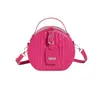 Bolso Redondo de Mano con Forma de Pastel de Moda para Mujer 2026 Nuevo Estilo de Moda Bolso de Mujer Patrón de Cocodrilo Color Caramelo Bolso Cruzado