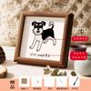 Marco de Fotos de Madera Creativo DIY para Pelo de Mascota para Conmemorar Gatos y Perros Adornos para el Hogar Marco de Almacenamiento Hecho a Mano