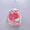 Mochila Mini de Dibujos Animados Billetera para Monedas Bolsa de Monedas Estilo Mini Mochila Escolar Colgante para Llaves