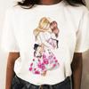 Primavera verão verão novo gato letras simples moda camiseta uma geração de feminina manga curta camiseta feminina verão